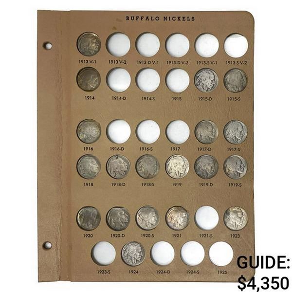 1913-1937 Buffalo 5C Album [38] Coins