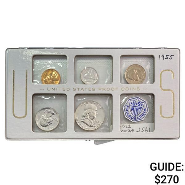 1955 U.S. Proof coins 1C-50C