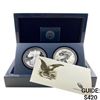 Image 1 : 2012 [2] San Fransisco Silver Eagle Proof Set 1oz