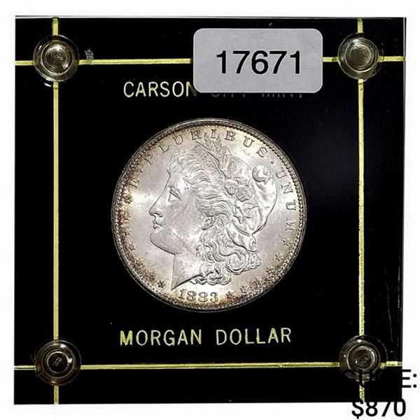 1883-CC Morgan Silver Dollar