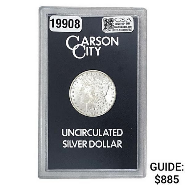 1884-CC Morgan Silver Dollar GSA