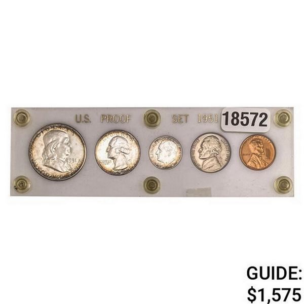 1951 U.S. Proof Set 1C-50C