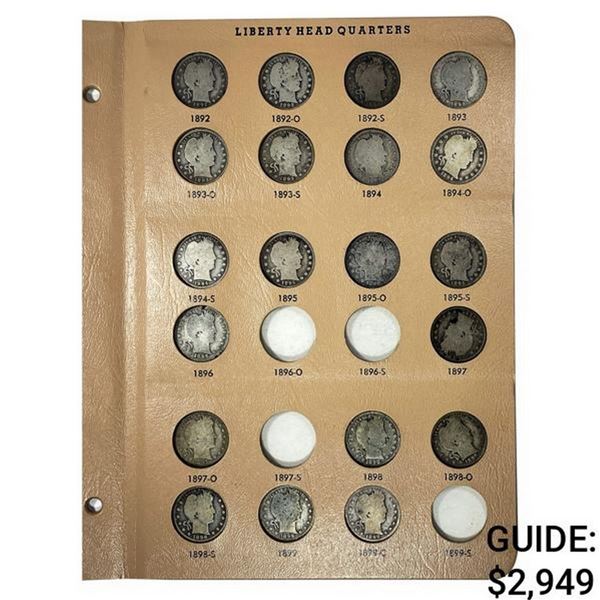 1892-1916 Barber 25C Album [57] Coins