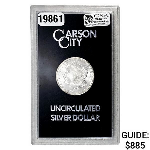 1884-CC Morgan Silver Dollar GSA