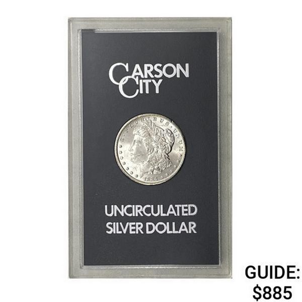 1884-CC Morgan Silver Dollar GSA UNCIRCULATED