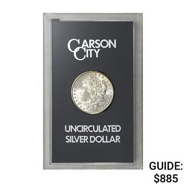 1884-CC Morgan Silver Dollar GSA UNCIRCULTAED