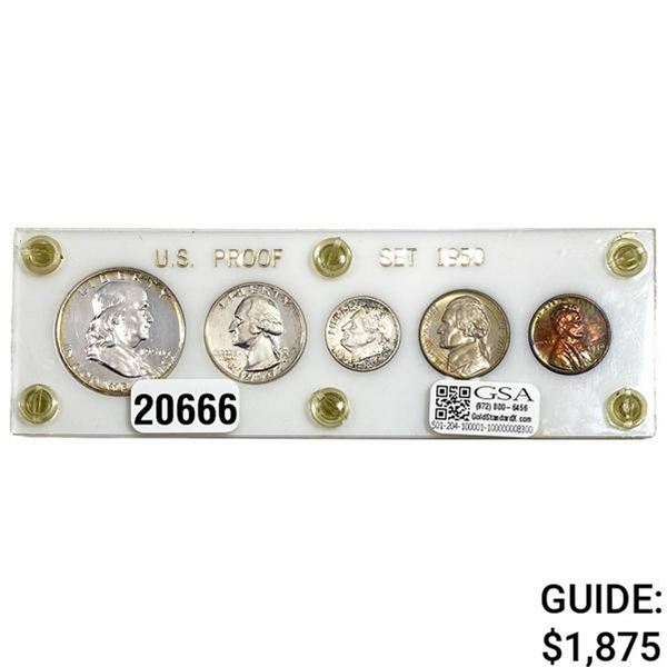 1950 U.S. 1C-50C Proof Set