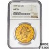 Image 1 : 1890-CC $20 Gold Double Eagle NGC AU55