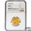Image 1 : 1908-D $5 Gold Half Eagle NGC MS64
