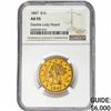 Image 1 : 1847 $10 Gold Eagle NGC AU55 Granite Lady Hoard