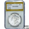 Image 1 : 1899 Morgan Silver Dollar PGA MS64