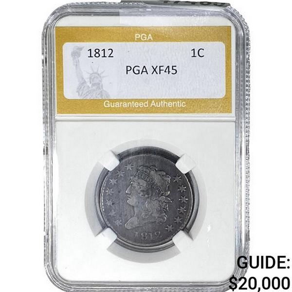 1812 Classic Head Large Cent PGA XF45