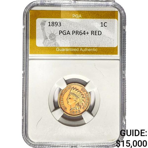 1893 Indian Head Cent PGA PR64+ Red