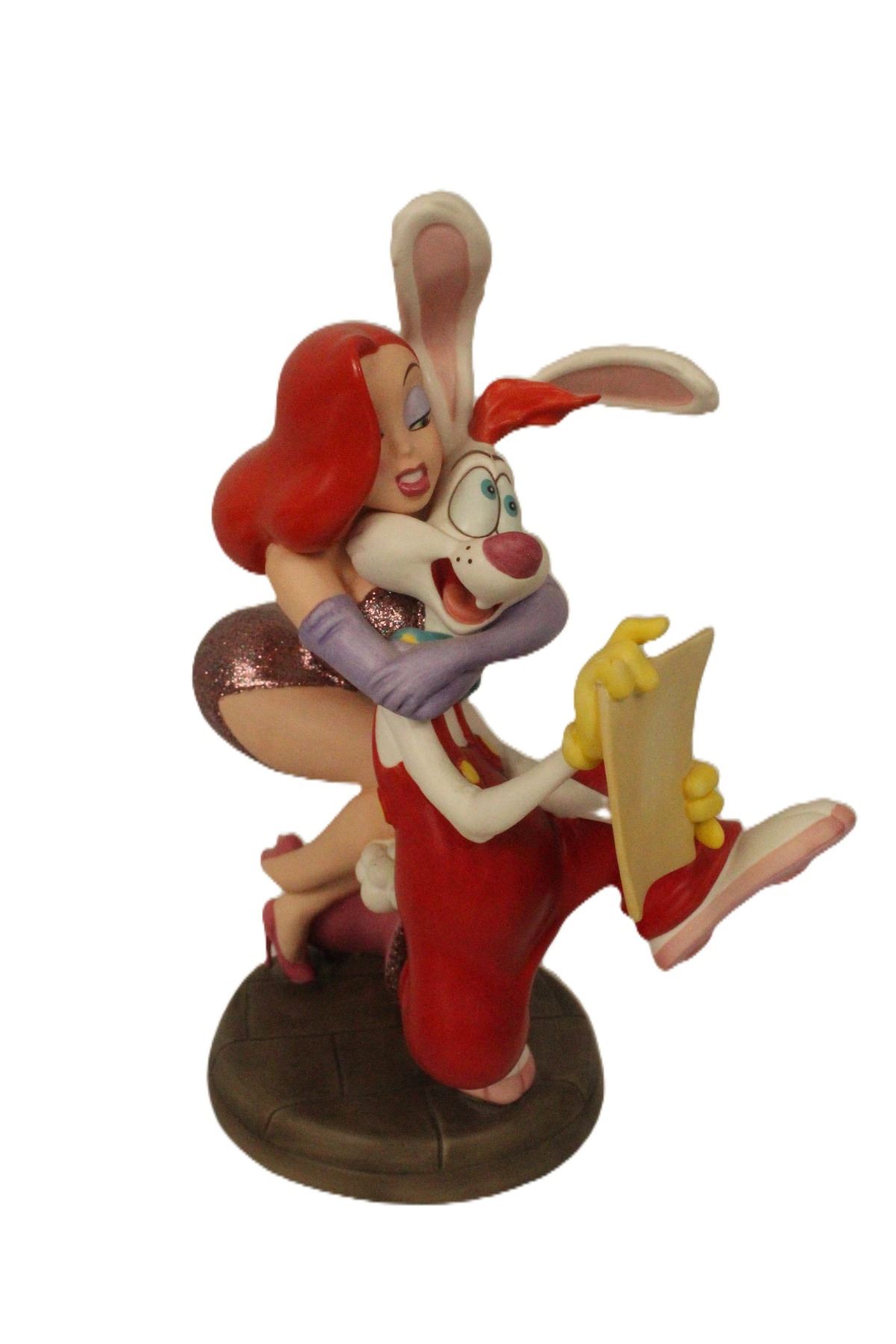 A Limited Edition WDCC Roger and Jessica Rabbit Figurine.
