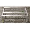 Image 1 : 36" X 20" X 12" ALUMINUM DUNNAGE RACK