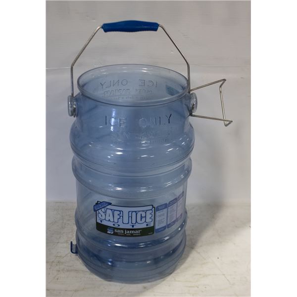 SAN JAMAR CLEAR ACRYLIC ICE BUCKET 20L