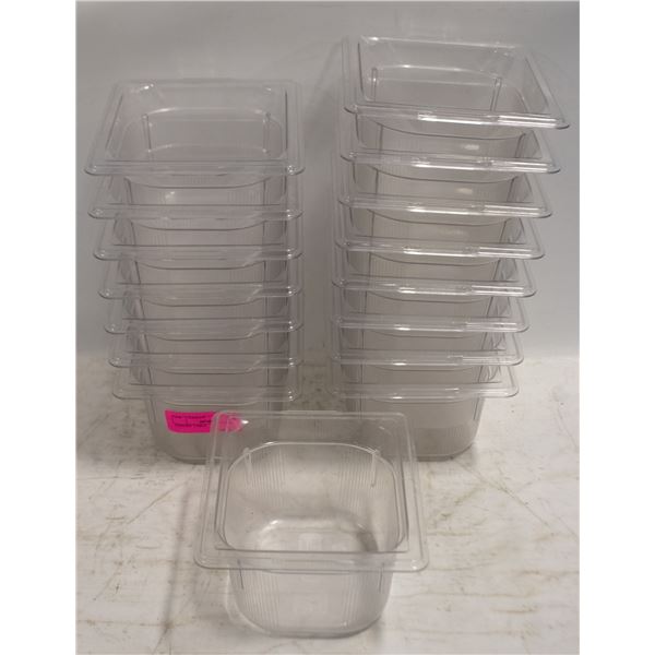 BAILIFF SEIZURE: 16 VOLLRATH 1/6 SIZED POLYCARB