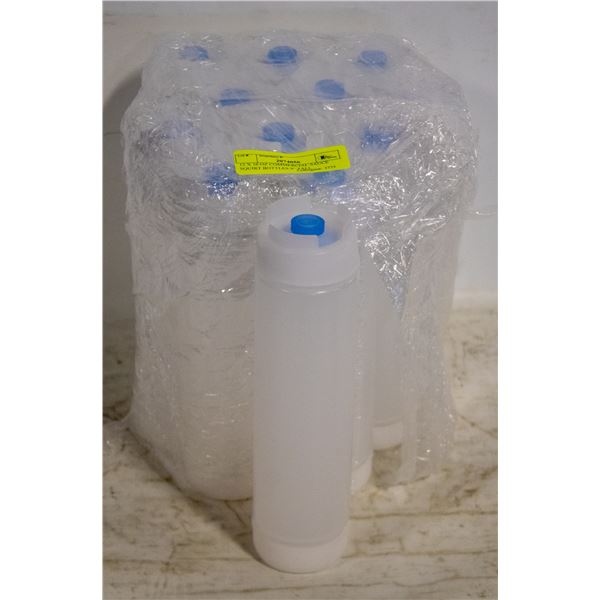 12 X 16 OZ COMMERCIAL SAUCE SQUIRT BOTTLES 9" TALL