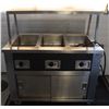 Image 1 : SECO 3 WELL BUFFET SERVING STATION ON CASTORS
