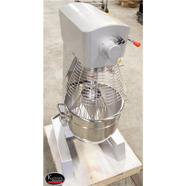 NEW CHEFS MATE 30 QUART MIXER W/ ATTACHMENTS