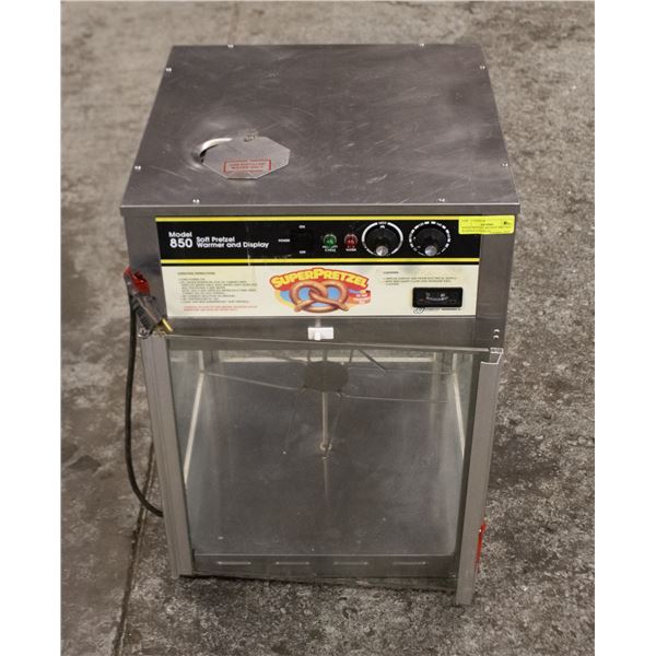 SUPER PRETZEL 850 SOFT PRETZEL WARMER & DISPLAY