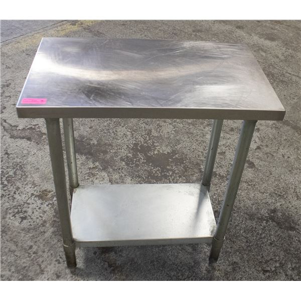 BAILIFF SEIZURE: 18" X 30" X 35" EFI S/S WORKTABLE