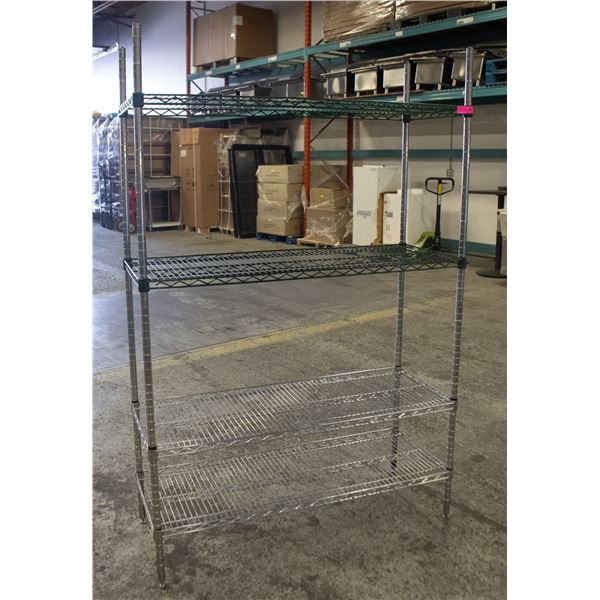 BAILIFF SEIZURE: S/S ROLLING METAL RACK