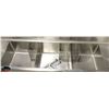 Image 2 : NEW CHEFS MATE 3 WELL S/S SINK W/ LEFT & RIGHT