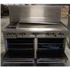 Image 2 : GARLAND 60" COMBINATION RANGE W/ DUAL OVENS