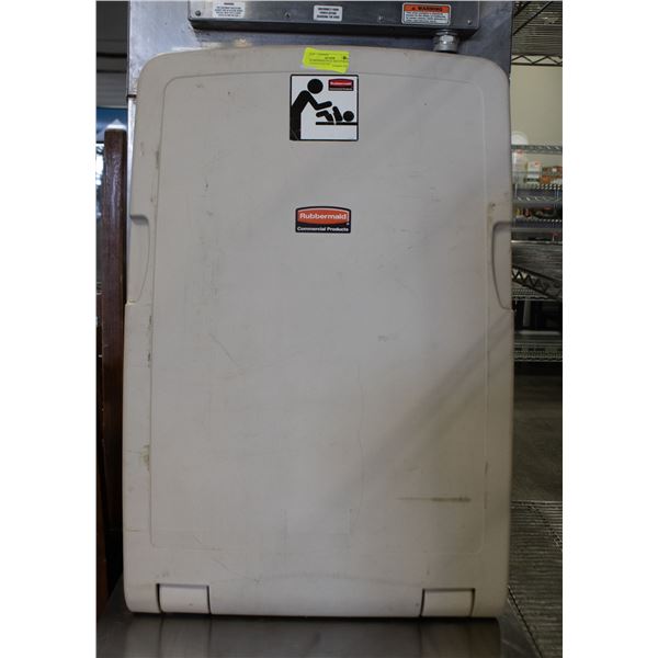 RUBBERMAID WALL MOUNT BABY CHANGE STATION