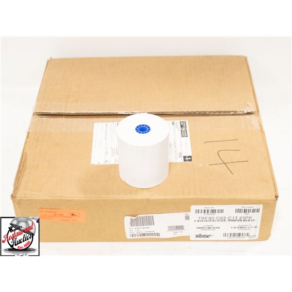 BAILIFF SEIZURE: 25 THERMAL PAPER ROLLS