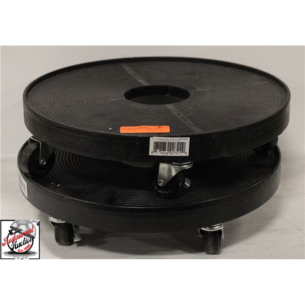 BAILIFF SEIZURE: 2 16" DIAMETER ROUND DOLLYS