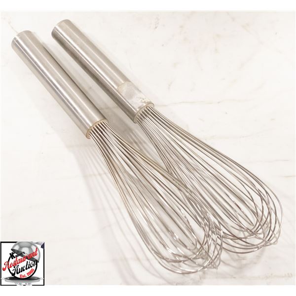 BAILIFF SEIZURE: 2 BROWNE 12" WHISKS