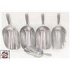 Image 1 : BAILIFF SEIZURE: 5 ASSORTED ALUMINUM BROWNE SCOOPS