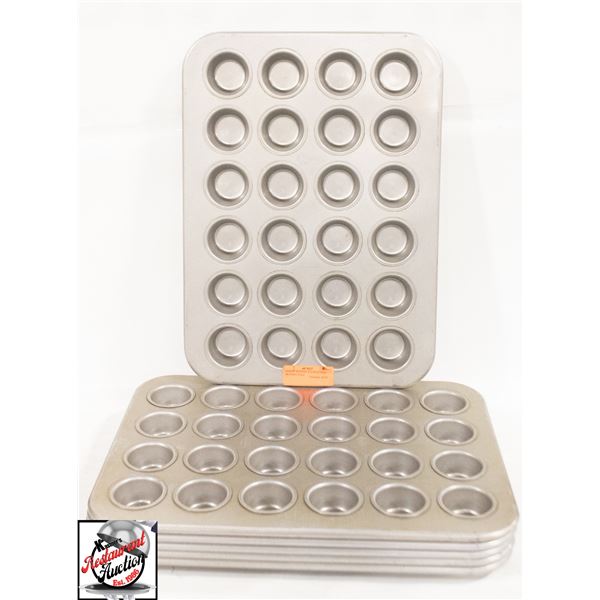 BAILIFF SEIZURE: 6 24 SLOT MINI MUFFING PANS