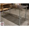 Image 2 : BAILIFF SEIZURE: 60" X 30" X 35" S/S WORKTABLE