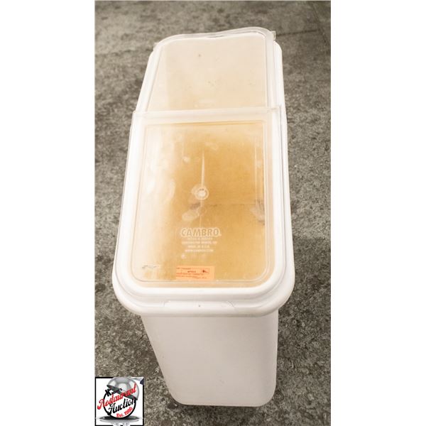 BAILIFF SEIZURE: CAMBRO 102 LITER DRY INGREDIENT