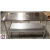 Image 1 : BAILIFF SEIZURE: 72" X 30" X 35" S/S WORKTABLE W/