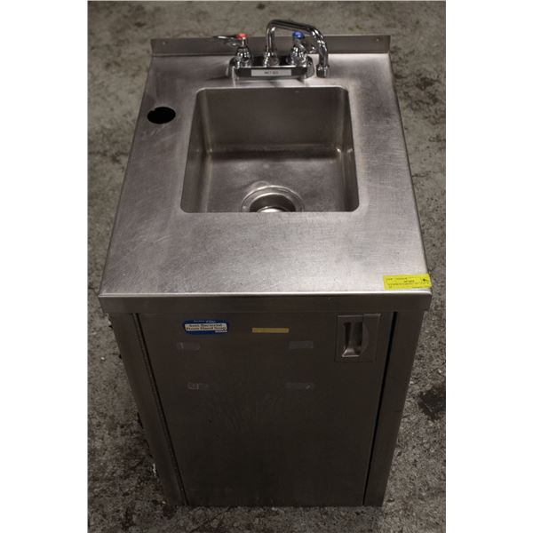 S/S SINK W/ CABINET 18.5" X 24" X 29"