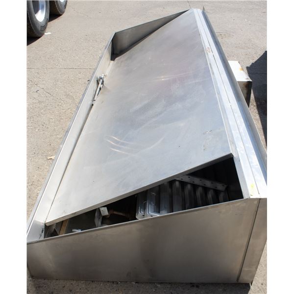 11' LONG S/S COMMERCIAL RANGE HOOD