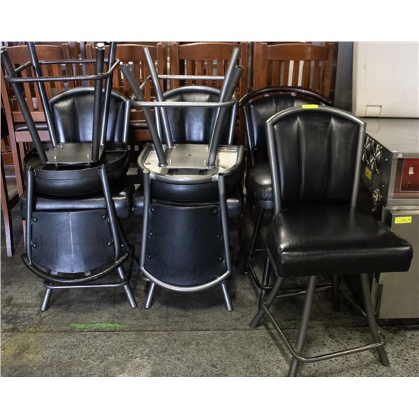 6 METAL FRAME VLT GAMING CHAIRS