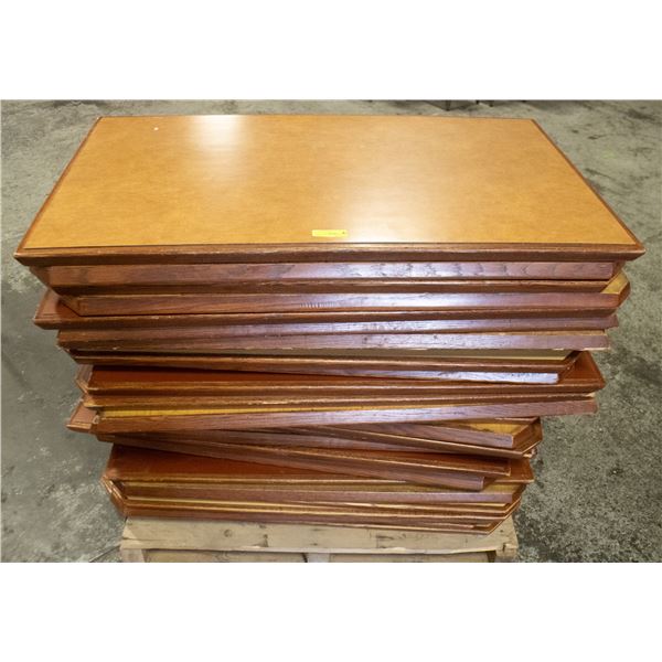 PALLET OF 28 ASSORTED TABLE TOPS