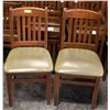 Image 2 : APPROX 70 WOOD FRAME DINING CHAIRS