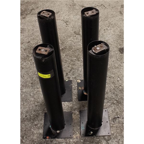 4 METAL TABLE BASES
