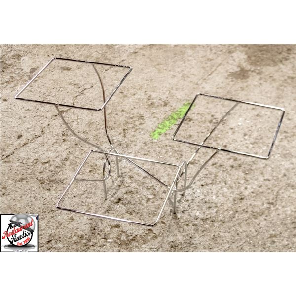 SQUARE 3 LEVEL EURO BUFFET ASSEMBLY