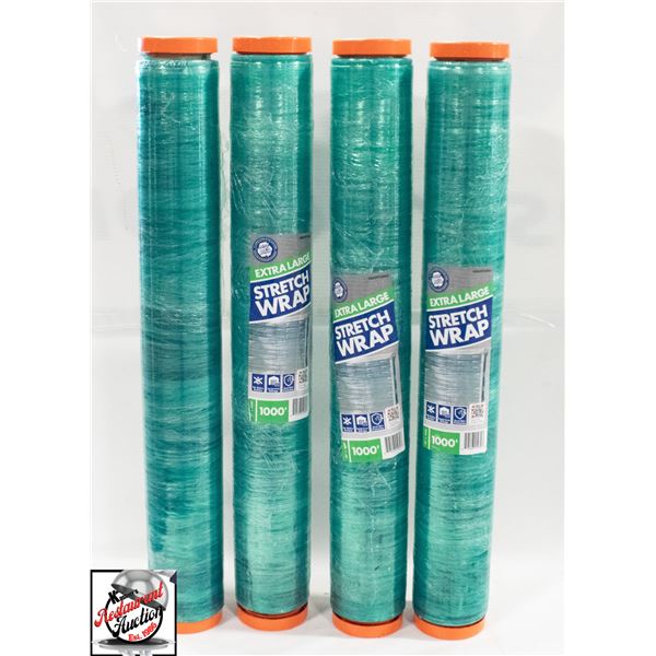 CASE OF 4 30" X 1000' STRETCH WRAP
