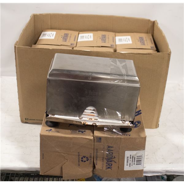 S/S STAW DISPENSER W/ APPROX 3200 STRAWS