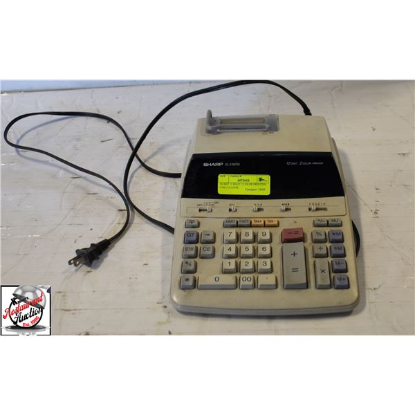 SHARP 12 DIGIT 2 COLOR PRINTING CALCULATOR