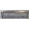 Image 1 : 60" S/S OVERMOUNT SHELF W/ SNEEZE GUARD