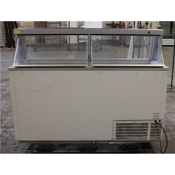 *SOLD AS IS * HUSSMAN 68" ICE CREAM FREEZER